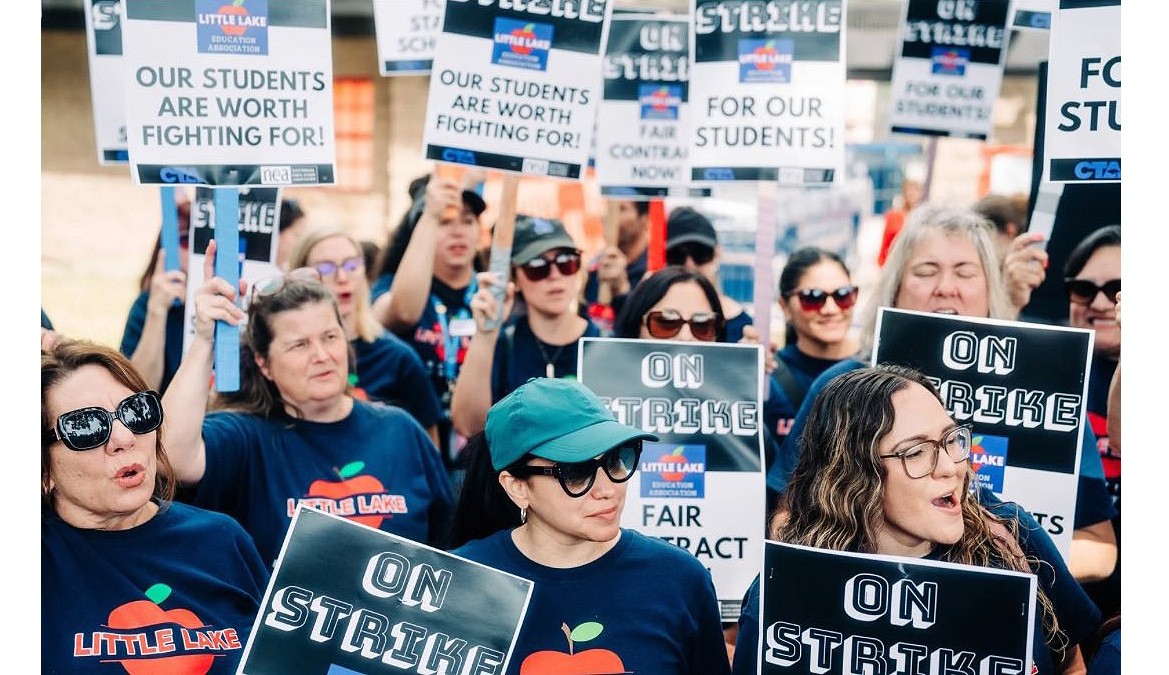An historic strike in southeast LA County highlights pressures facing California schools