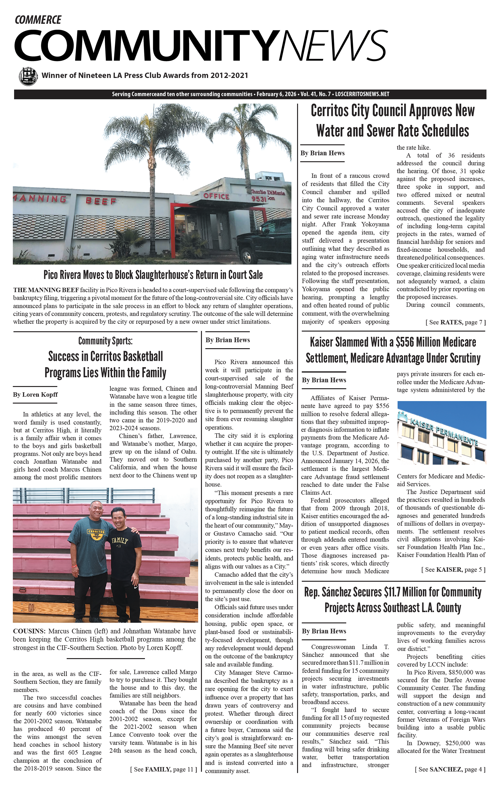 February 6, 2026 Commerce Community Newspaper Digital Edition