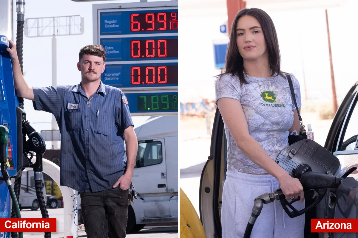 Exclusive | California's loneliest gas station attendant as he watches business booming two miles away in Arizona