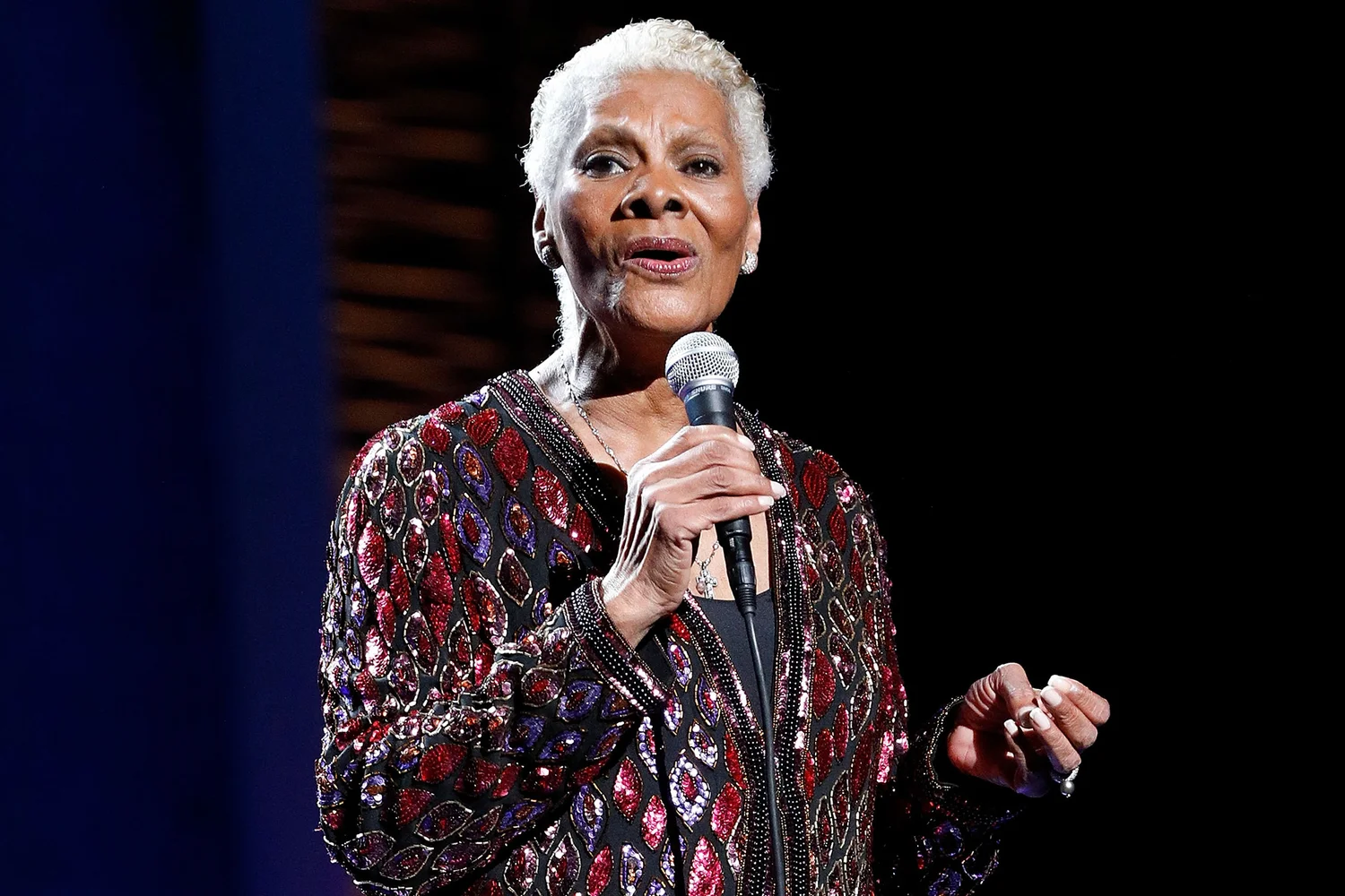 R&B legend Dionne Warwick performing in Cerritos