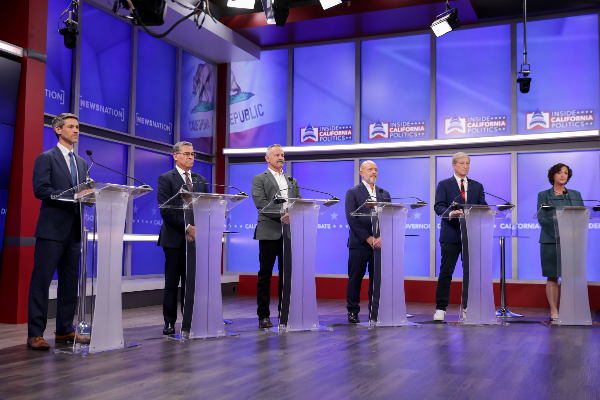 California gubernatorial candidates divided over education funding and social issues