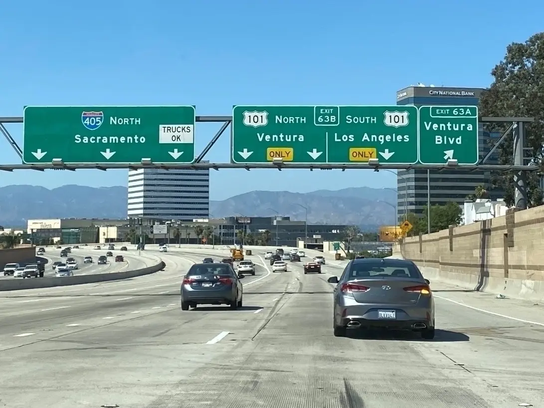 405, 101 Freeway Closures To Snarl Traffic In LA County Beginning Friday