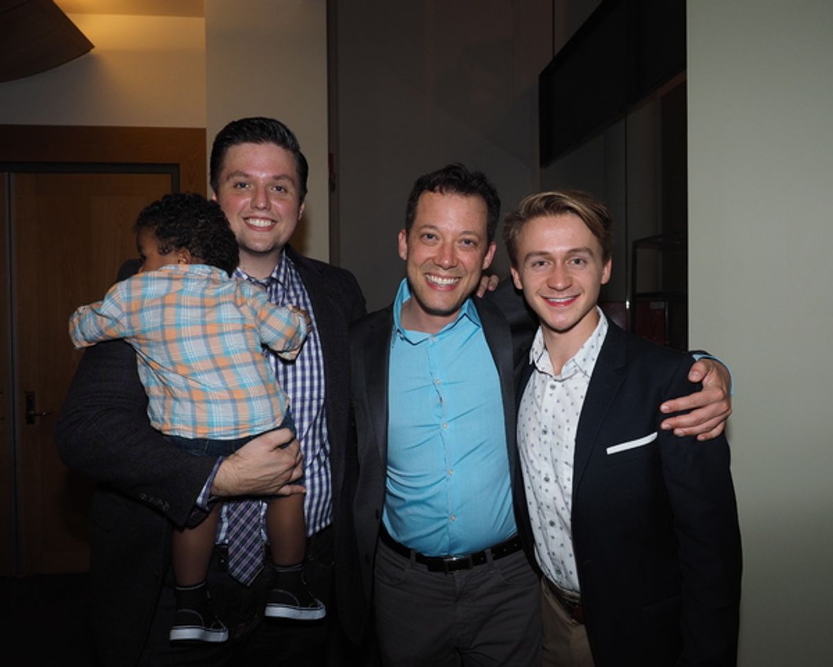 Isaac Dawson, T.J. Dawson, John Tartaglia Photo (October 18, 2016)
