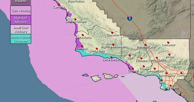 Winds prompt red flag warnings and marine hazards across Southern California