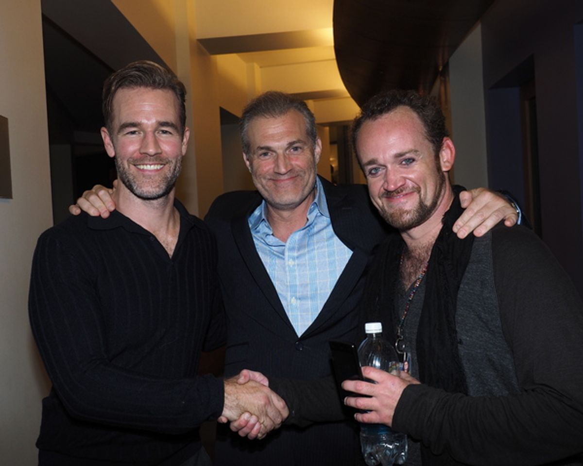 James Van Der Beek, Director Marc Kudisch, and Dennis Kyle Photo (October 18, 2016)
