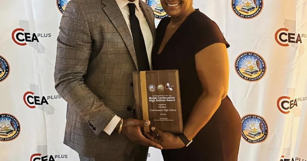 Olympic High Honored: Institution receives California Model Schools Award