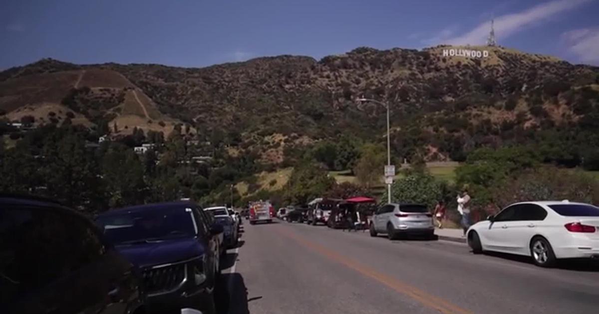 RAW: CA: HOLLYWOOD SIGN TOURISM SAFETY CONCERNS
