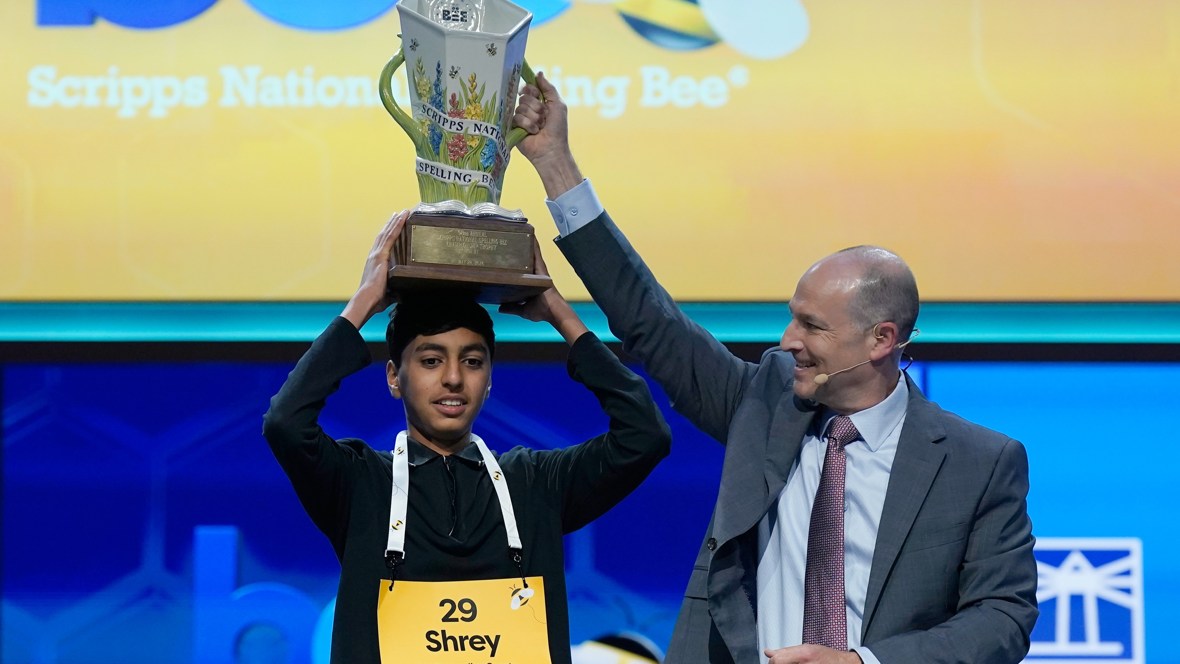 Shrey Parikh, 14-year-old from Southern California, wins the Scripps National Spelling Bee