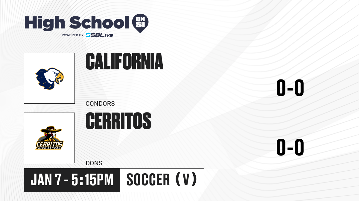 California vs Cerritos Girls Soccer