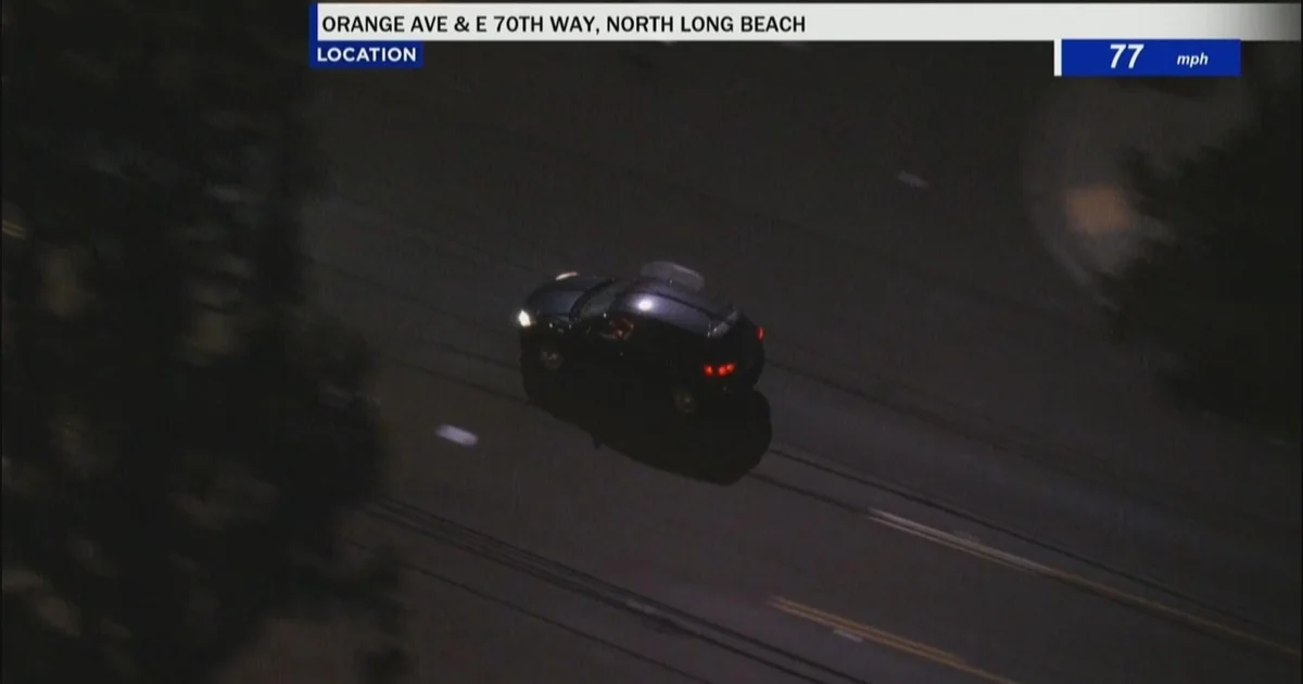 DUI driver leads police pursuit through Los Angeles County