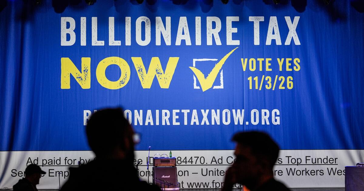 California labor union offers to scale back billionaire tax proposal after pushback