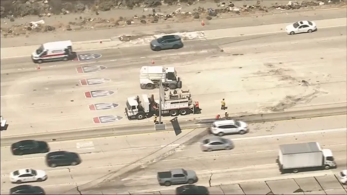 Woman killed, 32 people injured in 210 Freeway crash in Irwindale: LA County Fire