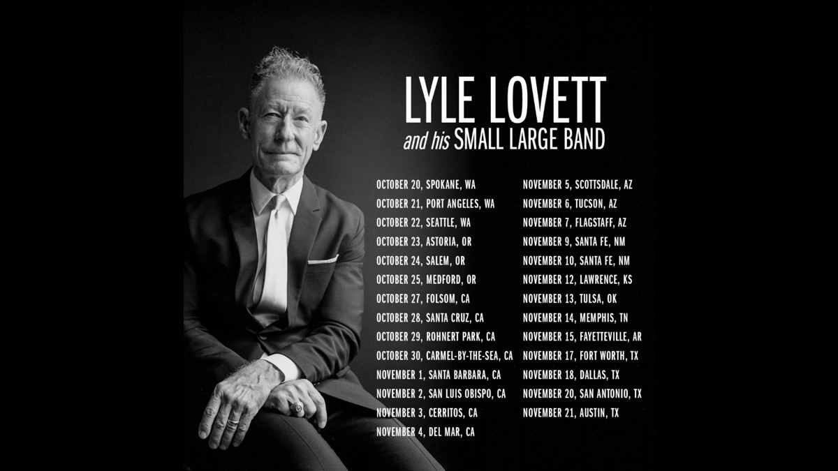 Lyle Lovett and His Small Large Band Tour Coming This Fall