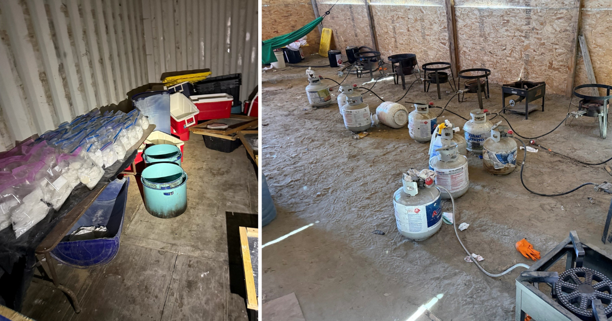 LA County deputies find drug lab with 800 pounds of meth during illegal dumping call